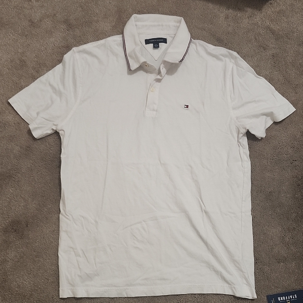 Tommy Hilfiger White Polo Shirt